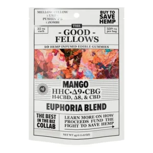 The Good Fellows: Euphoria Mango 250mg Gummies